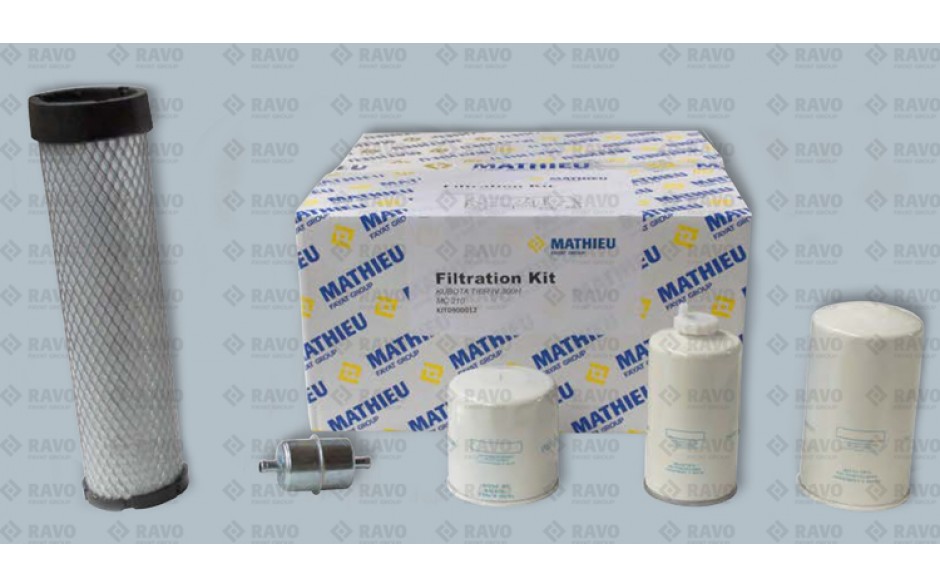 Filterkit 500U MC210 Kubota