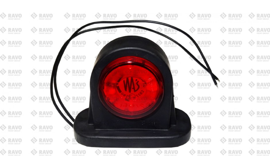 Markeerlamp rood-wit LED
